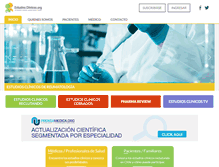 Tablet Screenshot of estudiosclinicos.org